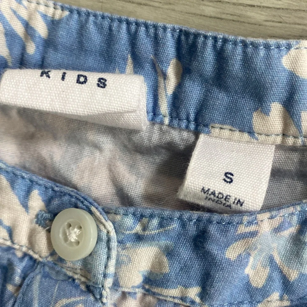 Girls GAP kids Blue and White floral cotton dress size S 4-5T - Picture 4 of 7